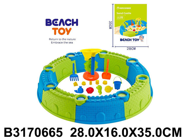 Beach Castle Sand Toys Set for Kids – Sandbox Toys & Summer Fun Playset