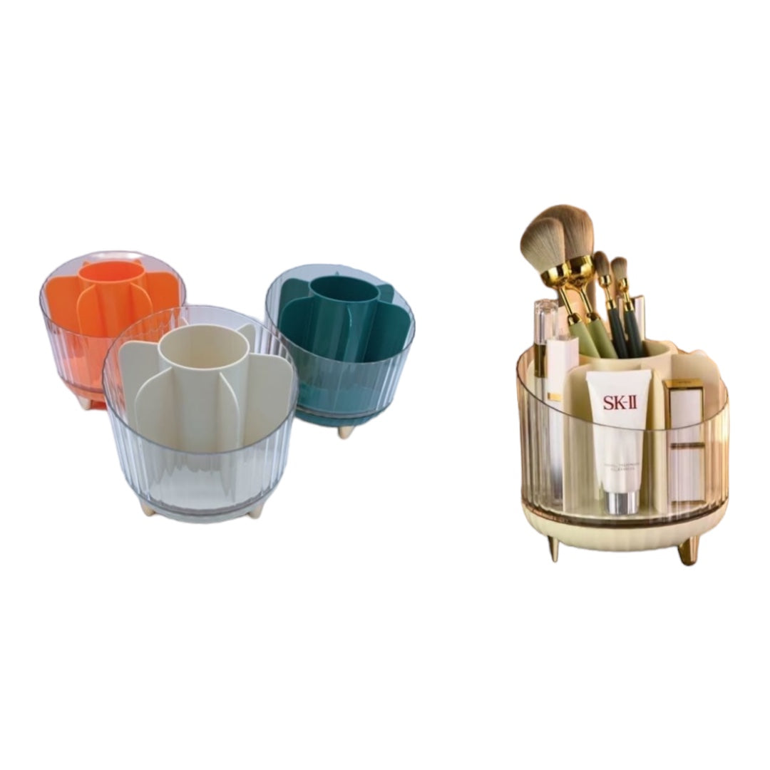 Cosmetics organiser jewellery rotary 360 for make-up brushes
