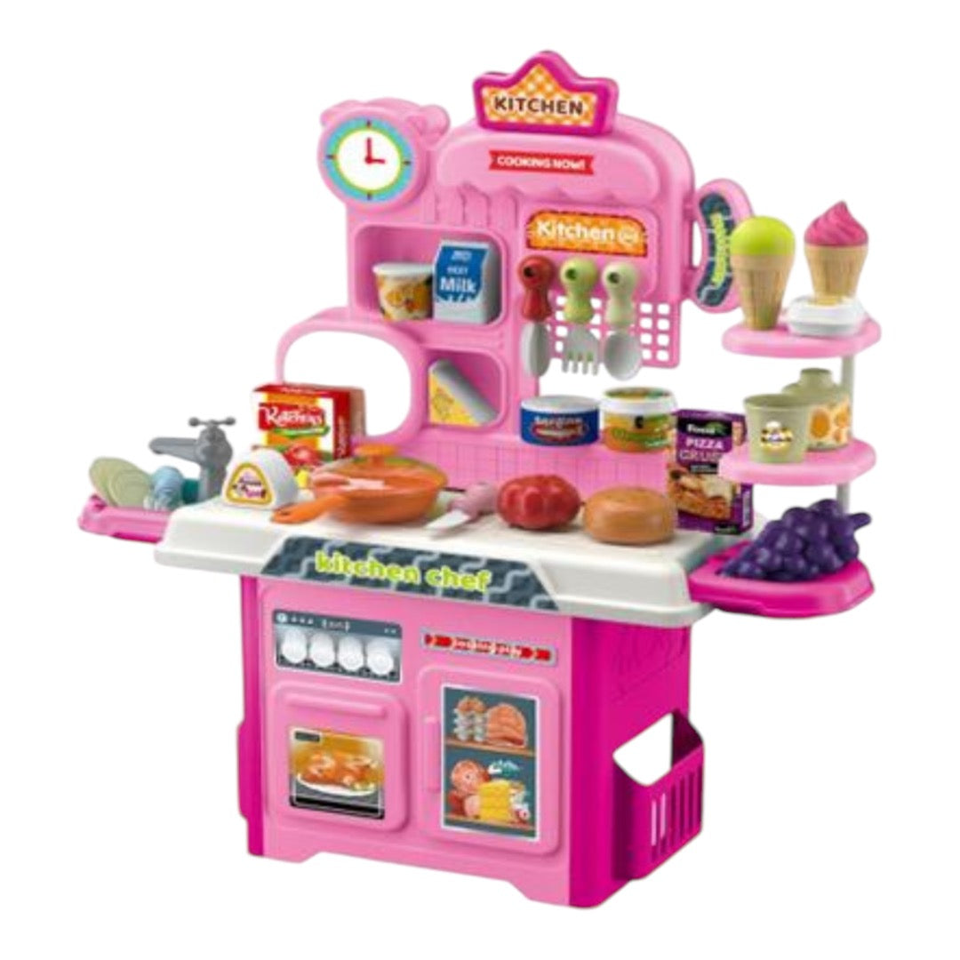 Girls Kitchen Playset Pink