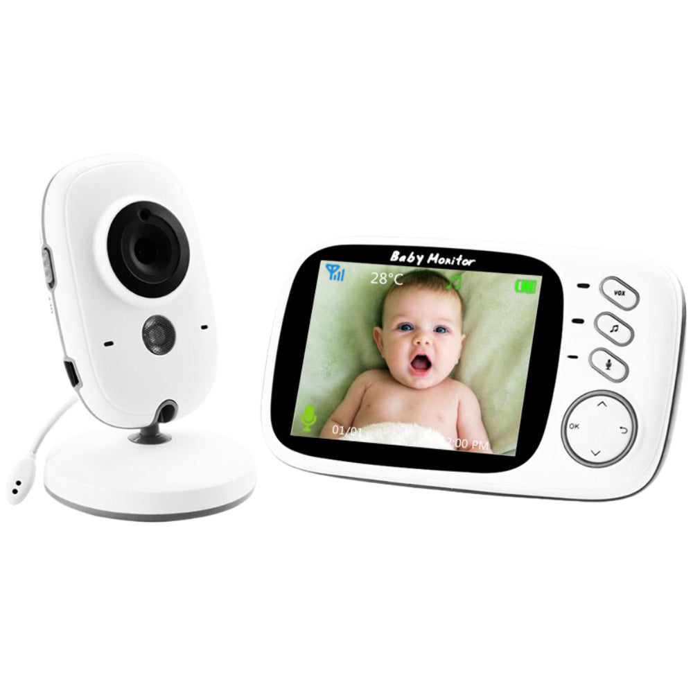 MKids 3.2β Digital Baby Sitter Monitor with Night Vision, Temperature display, time display