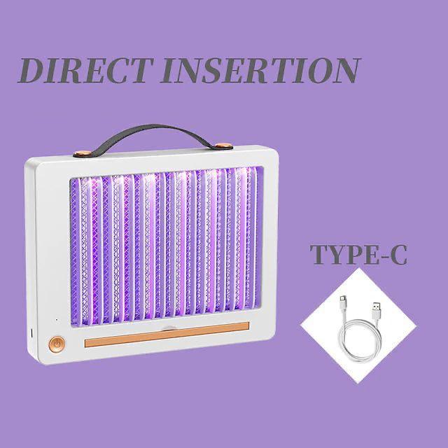 Portable Electric Shock Mosquito Killer Lamp-Black