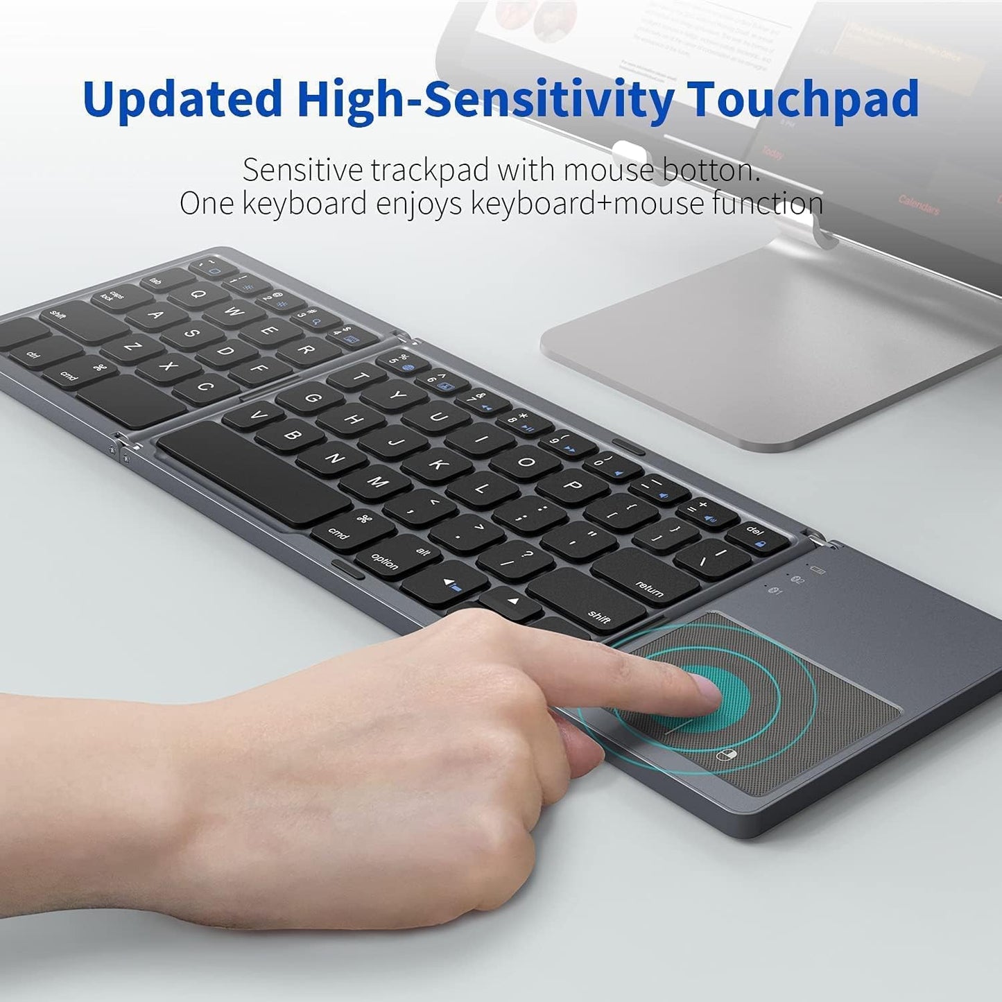 Portable Mini Ultra-Slim Wireless Bluetooth Keyboard