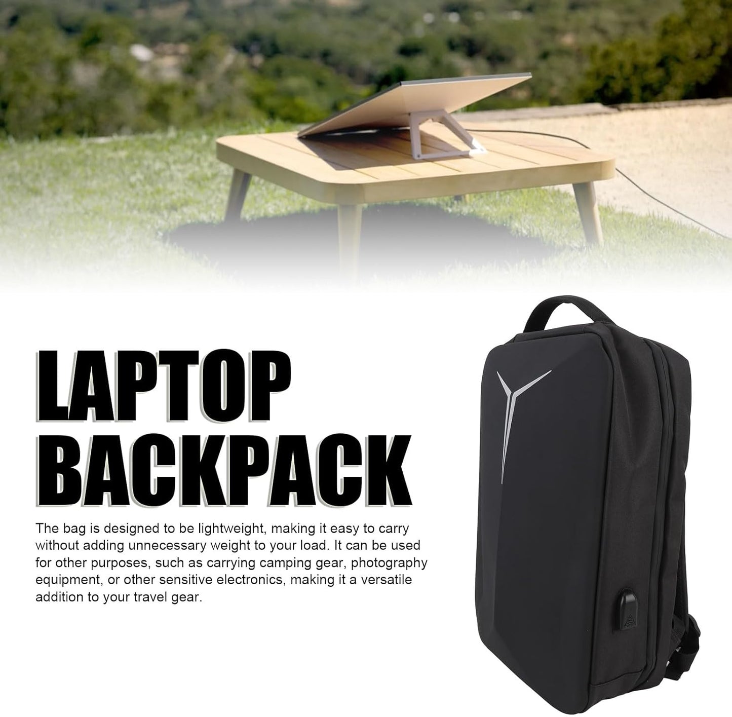 Multi-Functional Travel Laptop Backpack with USB Charging Port
