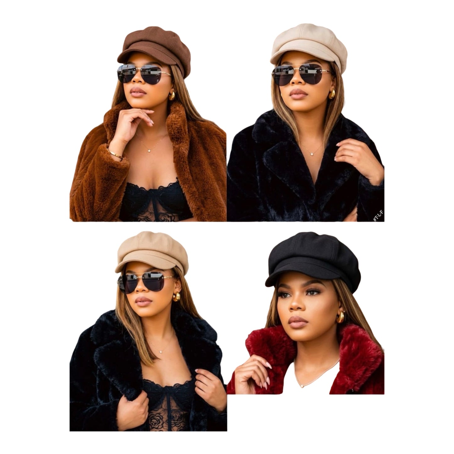 Women’s Newsboy Hats-Various Colours