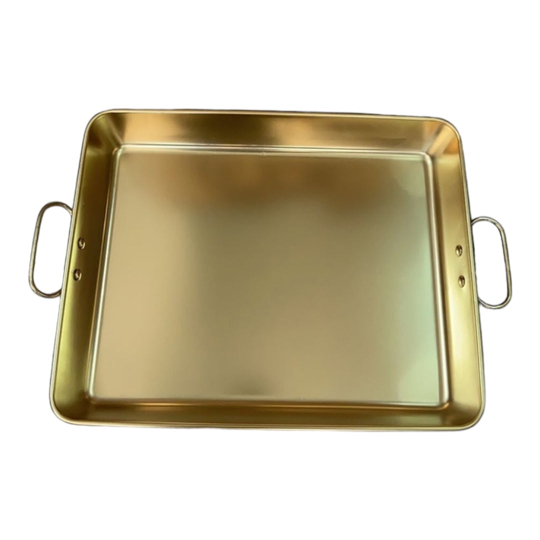 Deli Platters,Chicken Platters For Parties, Stainless Steel Snack Tray With Handles.