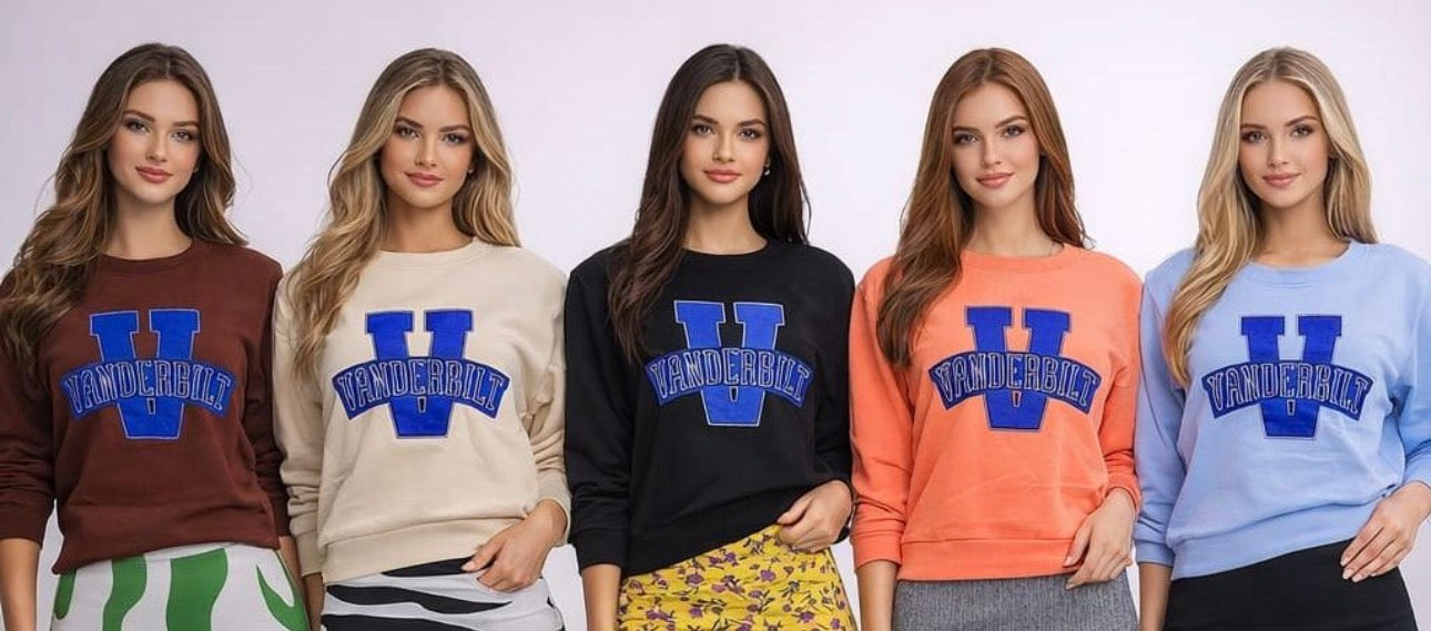 Ladies “Vanderbilt” T Shirts-Various Colours