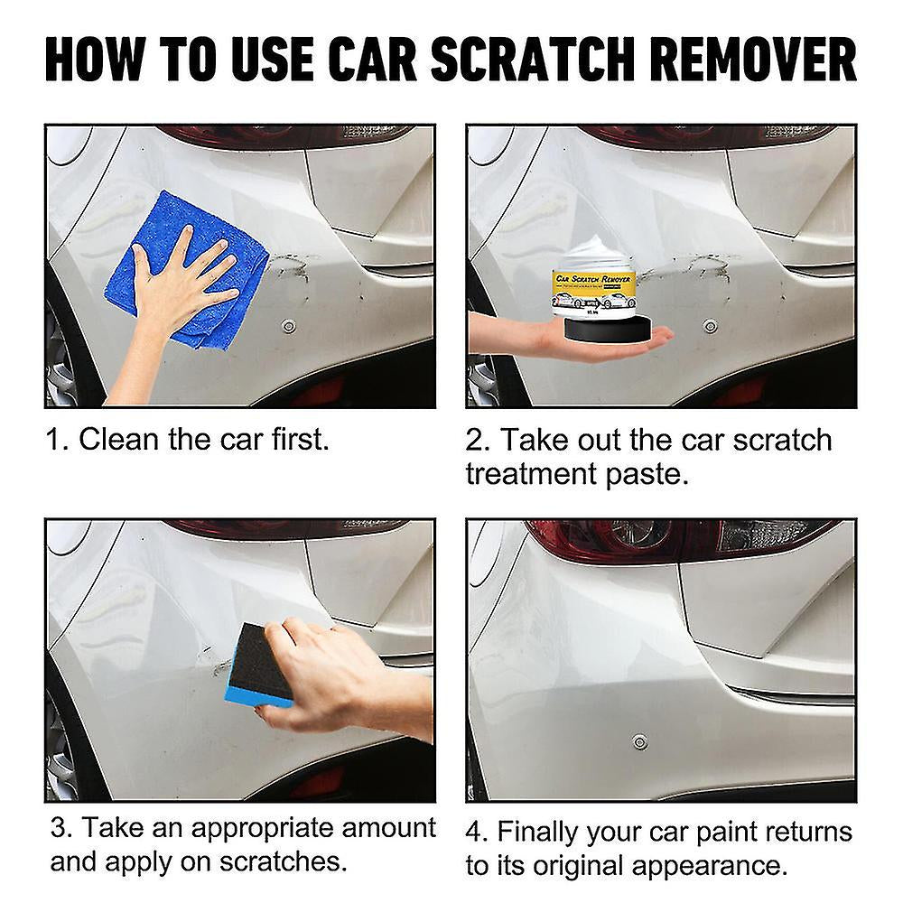 Rayhong Car Scratch Remover Car Scratch Recovery Cream Car Paint Repair Scratch Maintenance Agent 50G