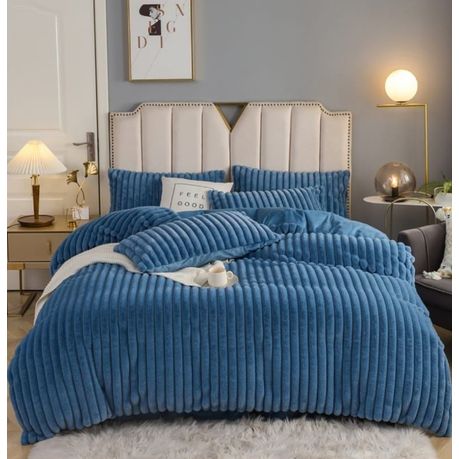 MHome 5pc Corduroy Comforter Set-Various Colours