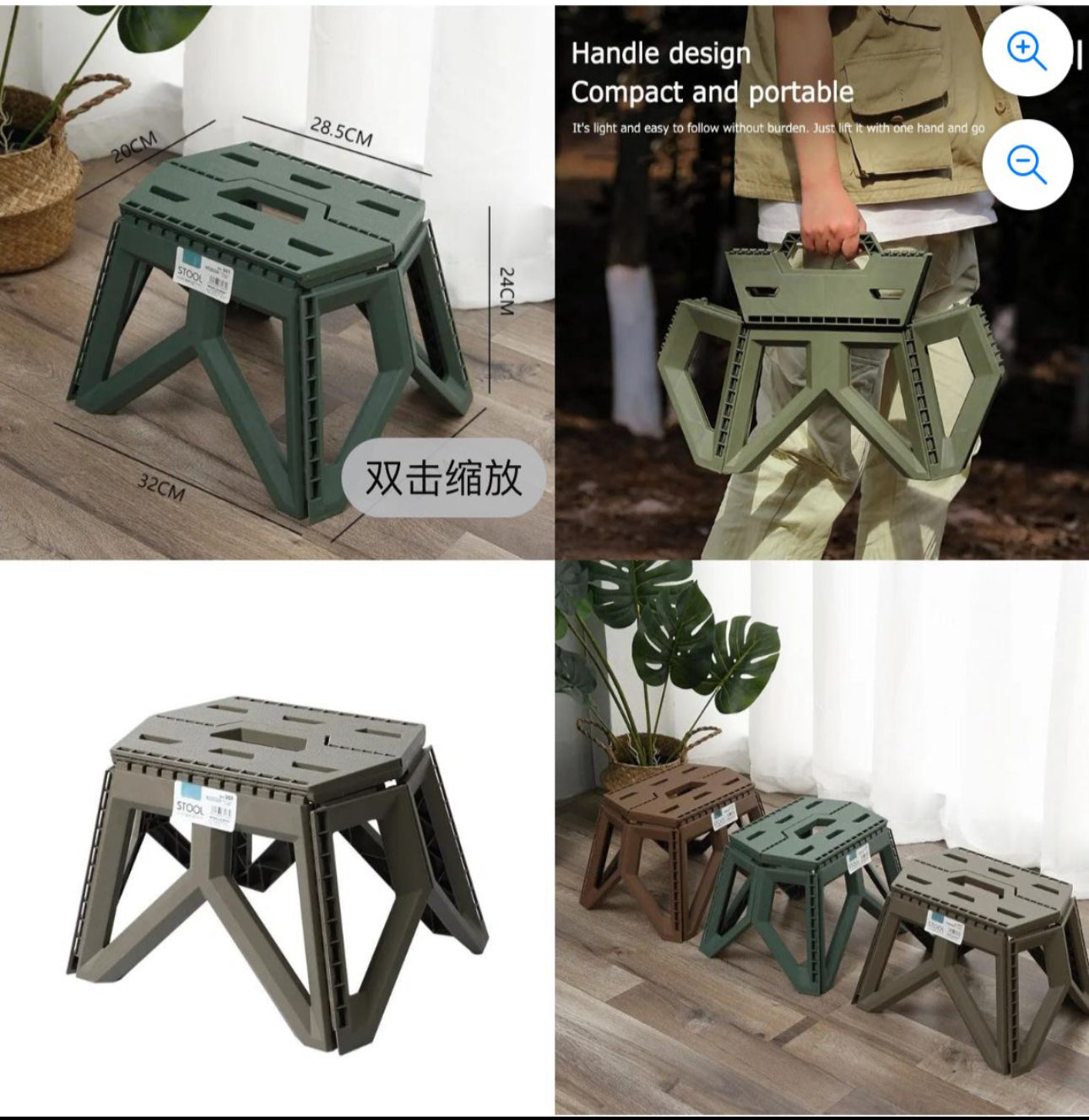 Camp Chair Portable Folding Stool Durable Traveling Camping Chairs