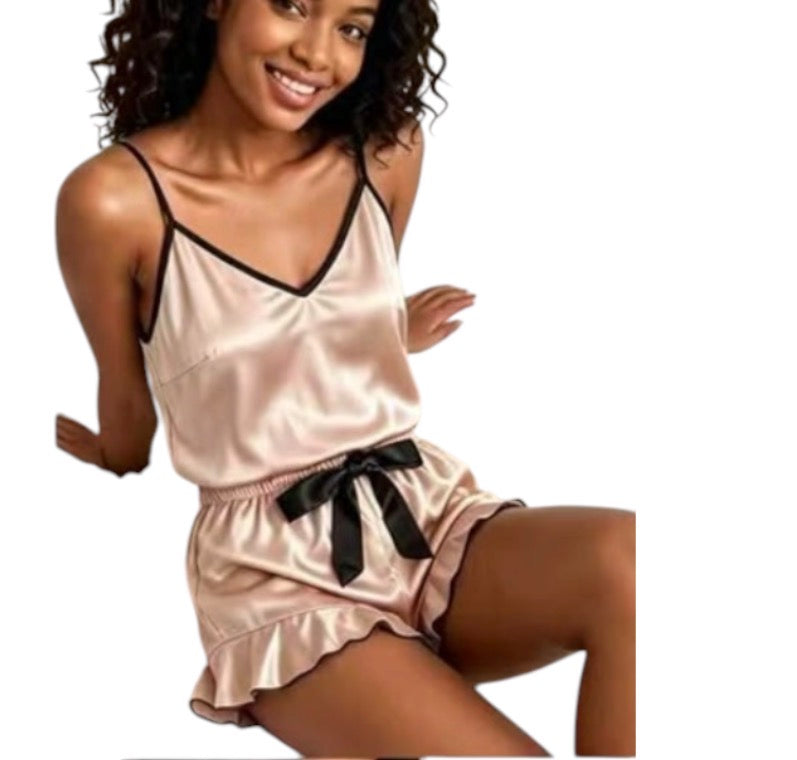Ladies Sexy Camisole Pyjamas-Various Colours