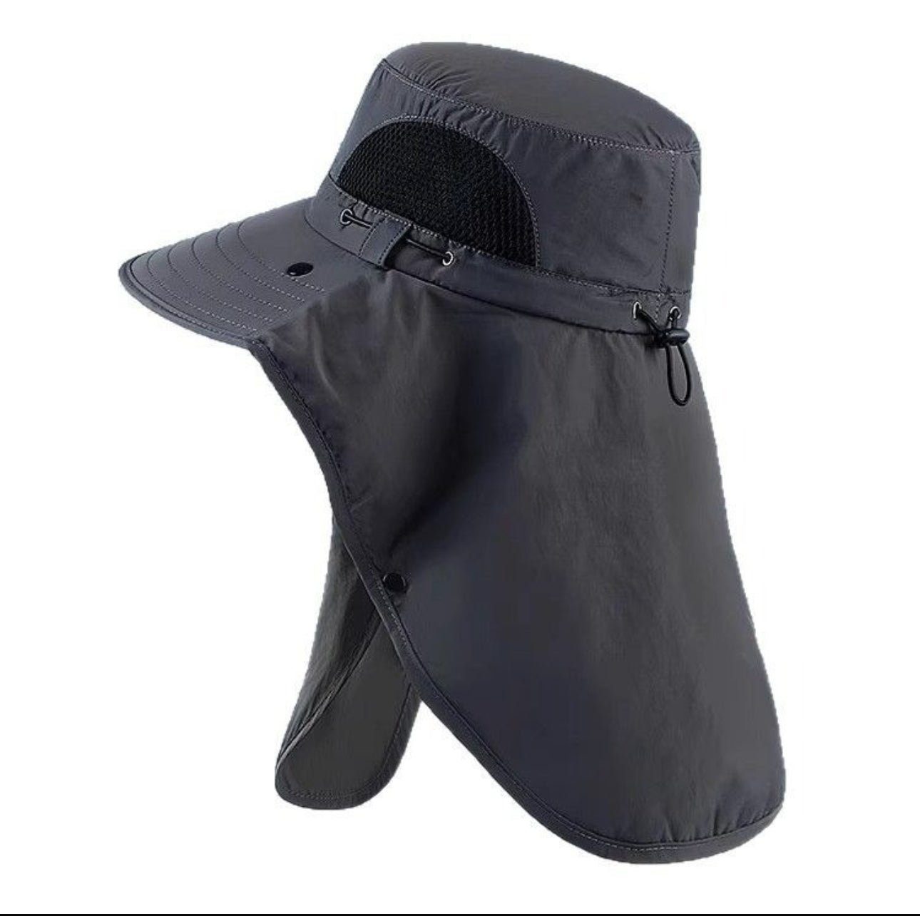 Fishing Hat Sun Protection with Detachable Camping Visor,Neck Flap Outdoor Hat
