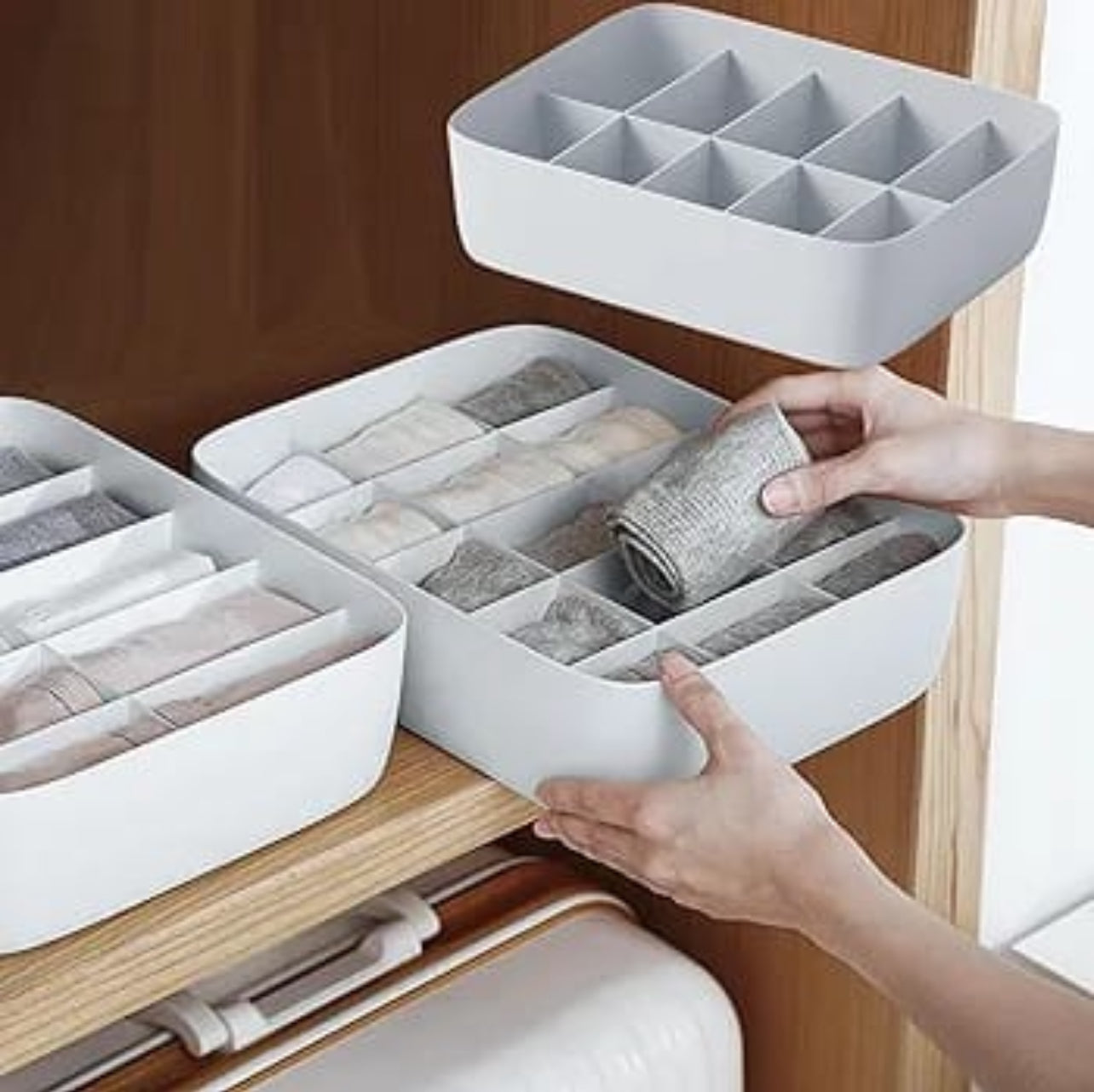 Sock Drawer Organiser Multifunction 15 Compartment Megamall Online Store