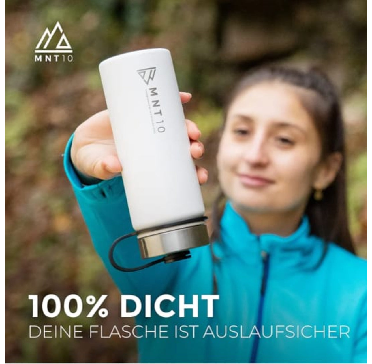 Stainless Steel Drinking Bottle, 1000 ml, Premium Insulated Bottle for Hiking, Fitness, Cycling, School and Office, with Free Sports Lid