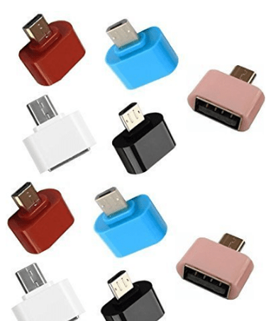 Adapter Micro USB OTG to USB 2.0 Adapter For Smartphones and Tablets-Each