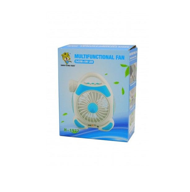 Rechargeable Desktop Fan With Light