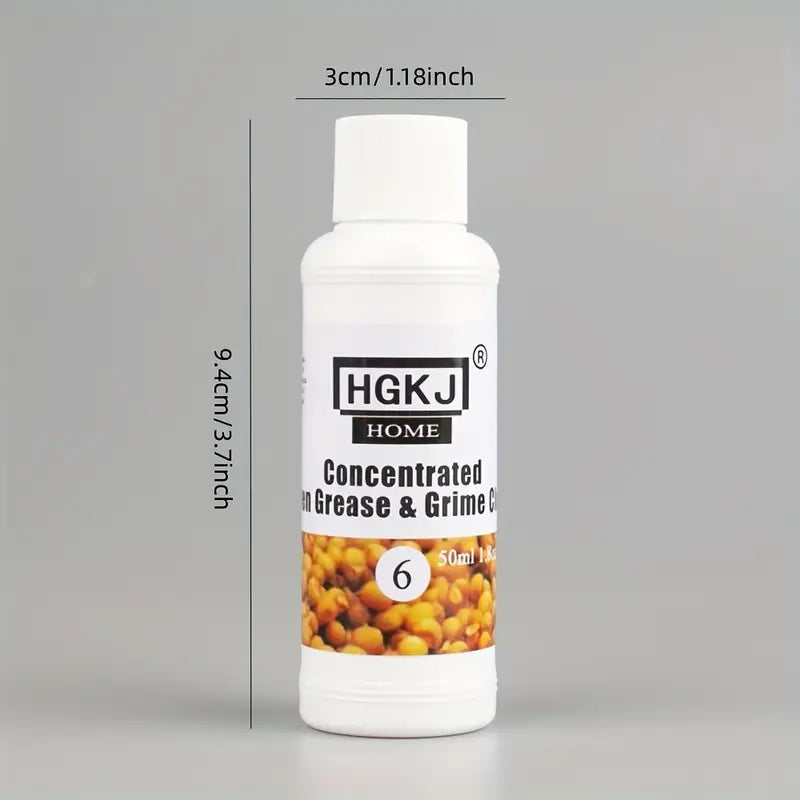 HOME-6 Cleaning Concentrate Oily Removes Stubborn Grease Detergent Strong Degreasing And Decontamination Kitchen Degreaser 50ml