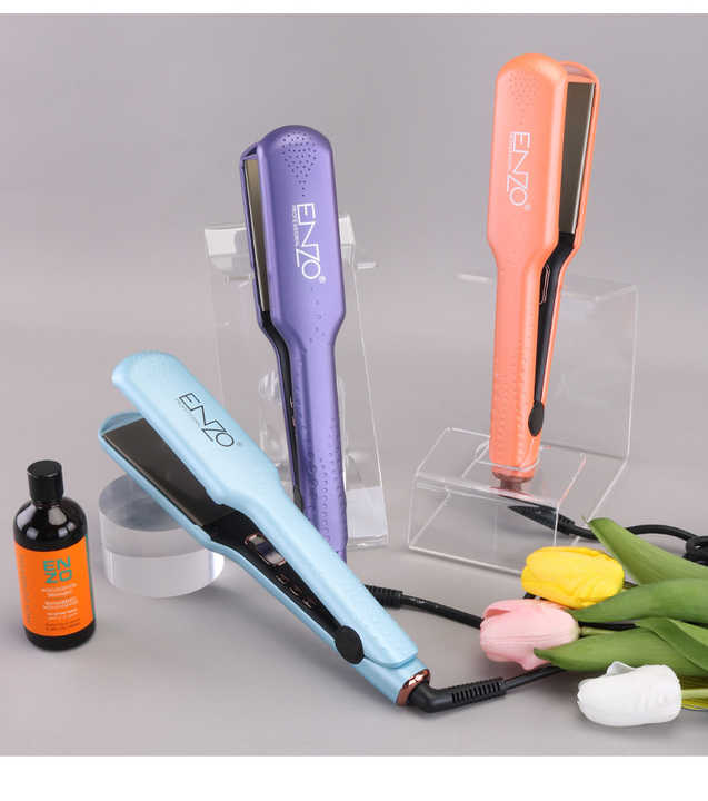 ENZO Tourmaline Flat Iron Ceramic Professional Hair Straightener