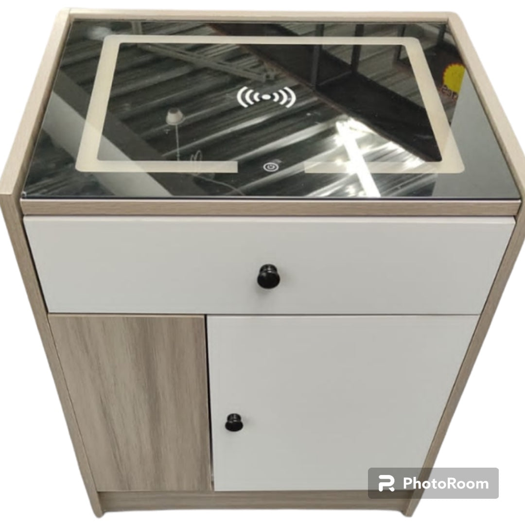 Nightstand Touch Screen with Wireless Charging Station Megamall