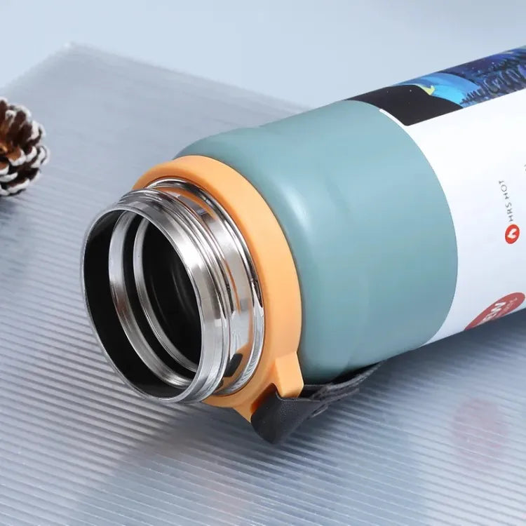 Stainless Steel Tumbler Travel Mug Metal Gym workout Water Bottle Thermos Sports Vacuum insulated Flask 800ml