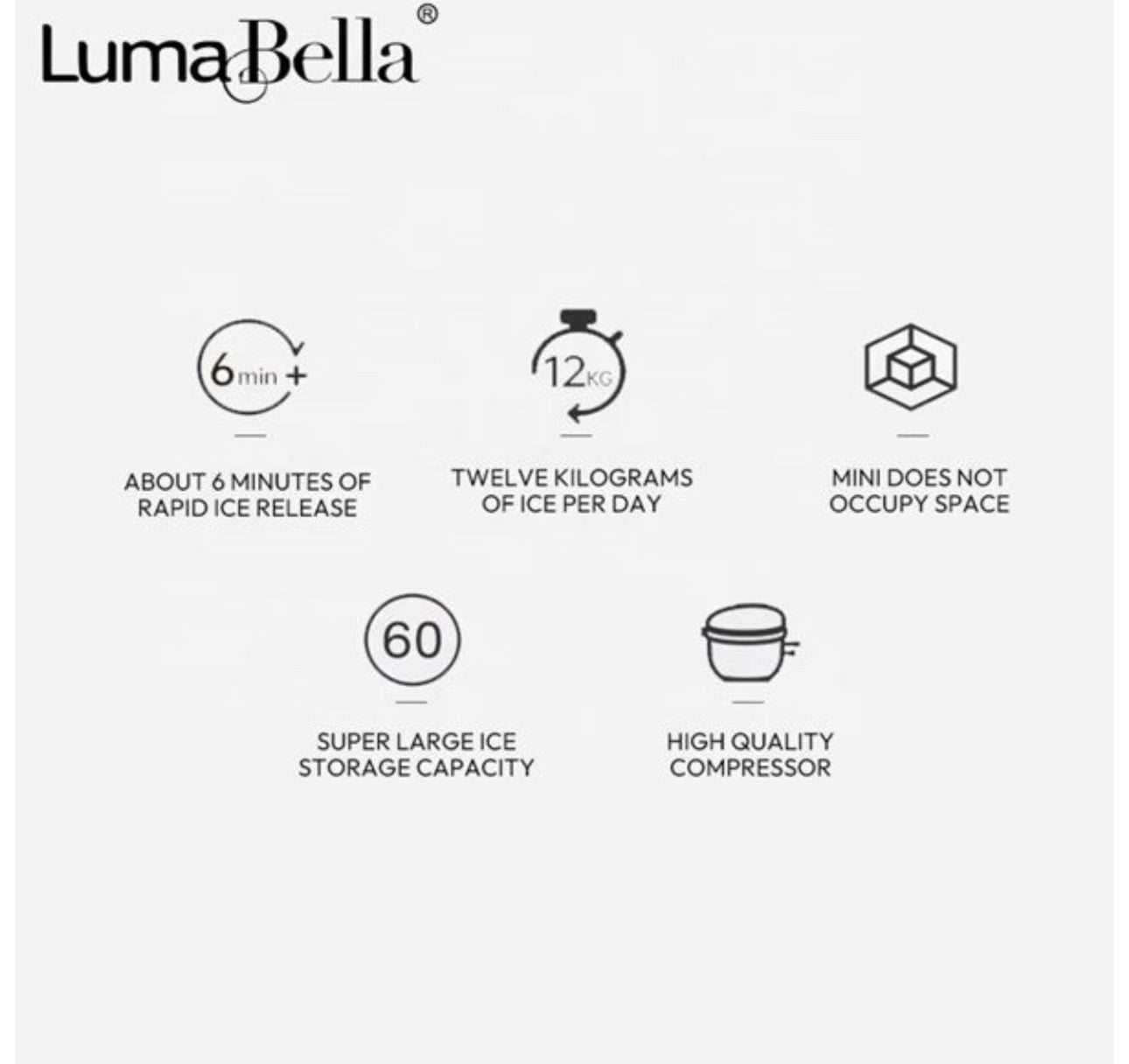 Luma Bella Ice Maker