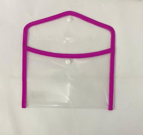 Pocket File A4 with Button Colour Edge