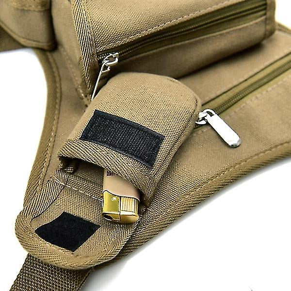 Multifunction Outdoor Canvas Bag Leg Bags Kit Motorcycle Riding Waist Purse