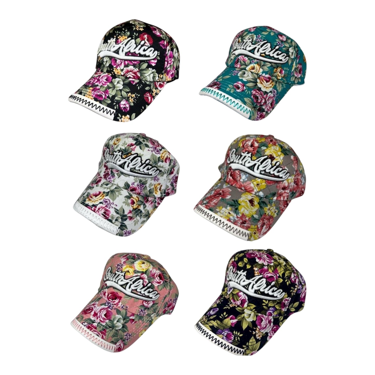South African Themed Baseball Caps-Various Colours