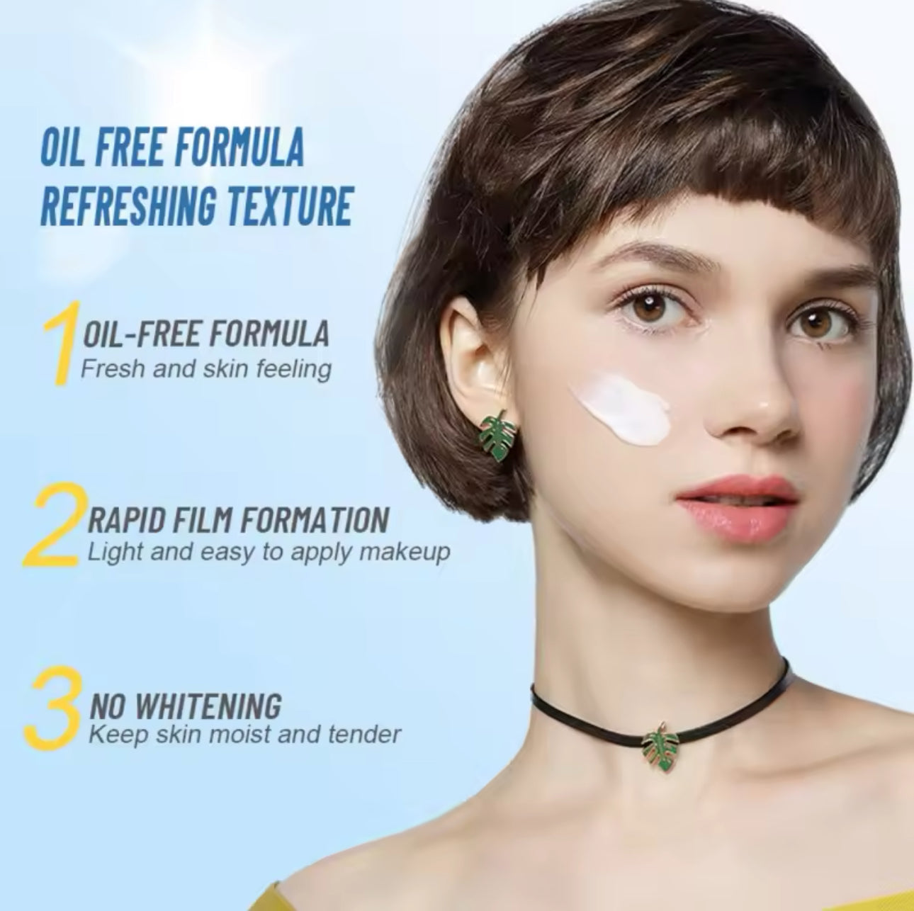 Sunscreen Face Cream SPF 60+ UV Protection Up To 8 Hours With Nicotinamide