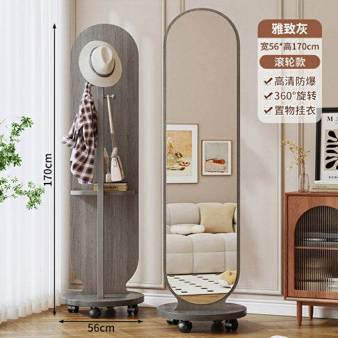 Full-length Mirror , Floor Standing Rotating Dressing Mirror