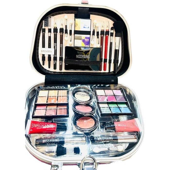 Miss Young Professional Waterproof set of 47pc Make up set (Light Pink)