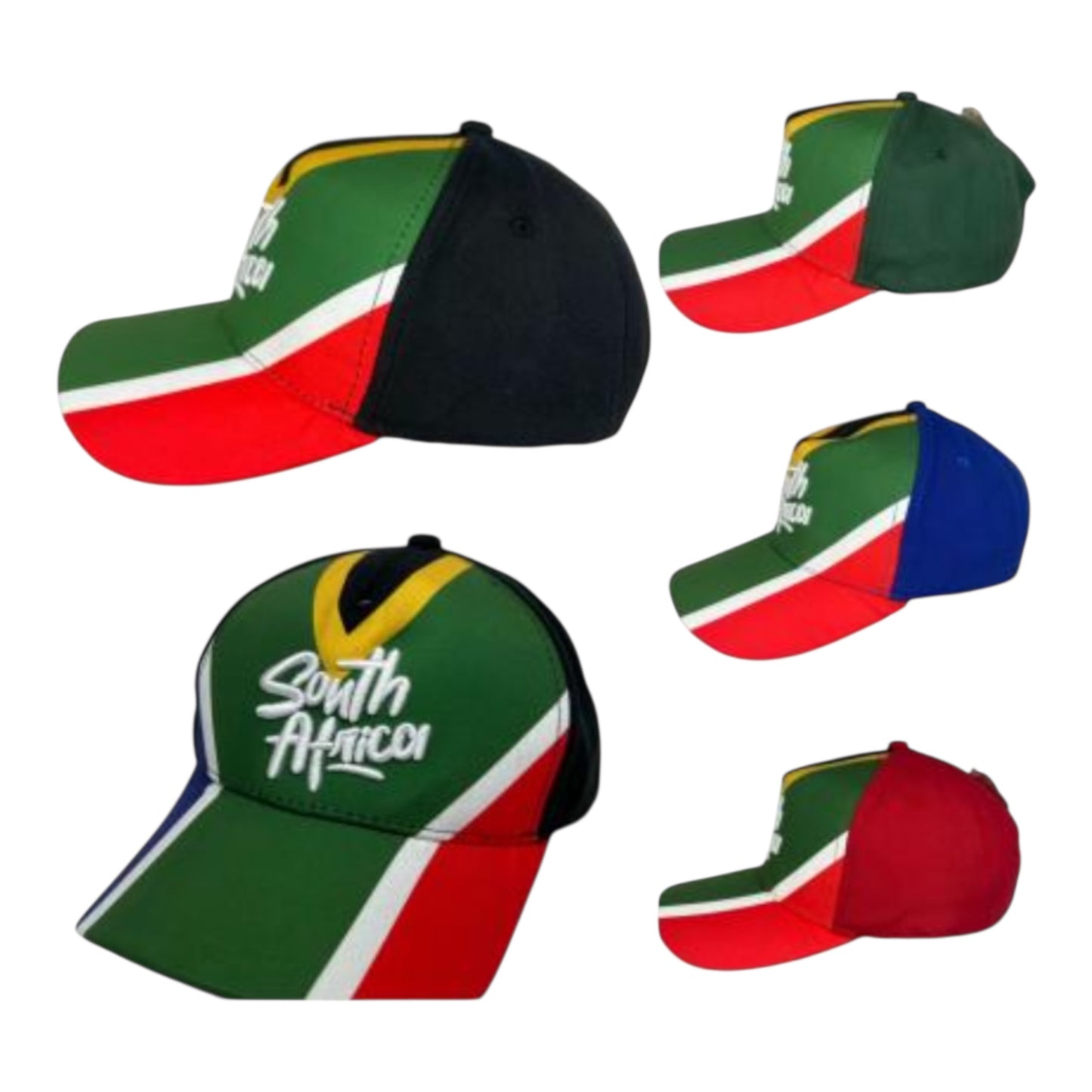 South African Embroidered Sports Peak Cap