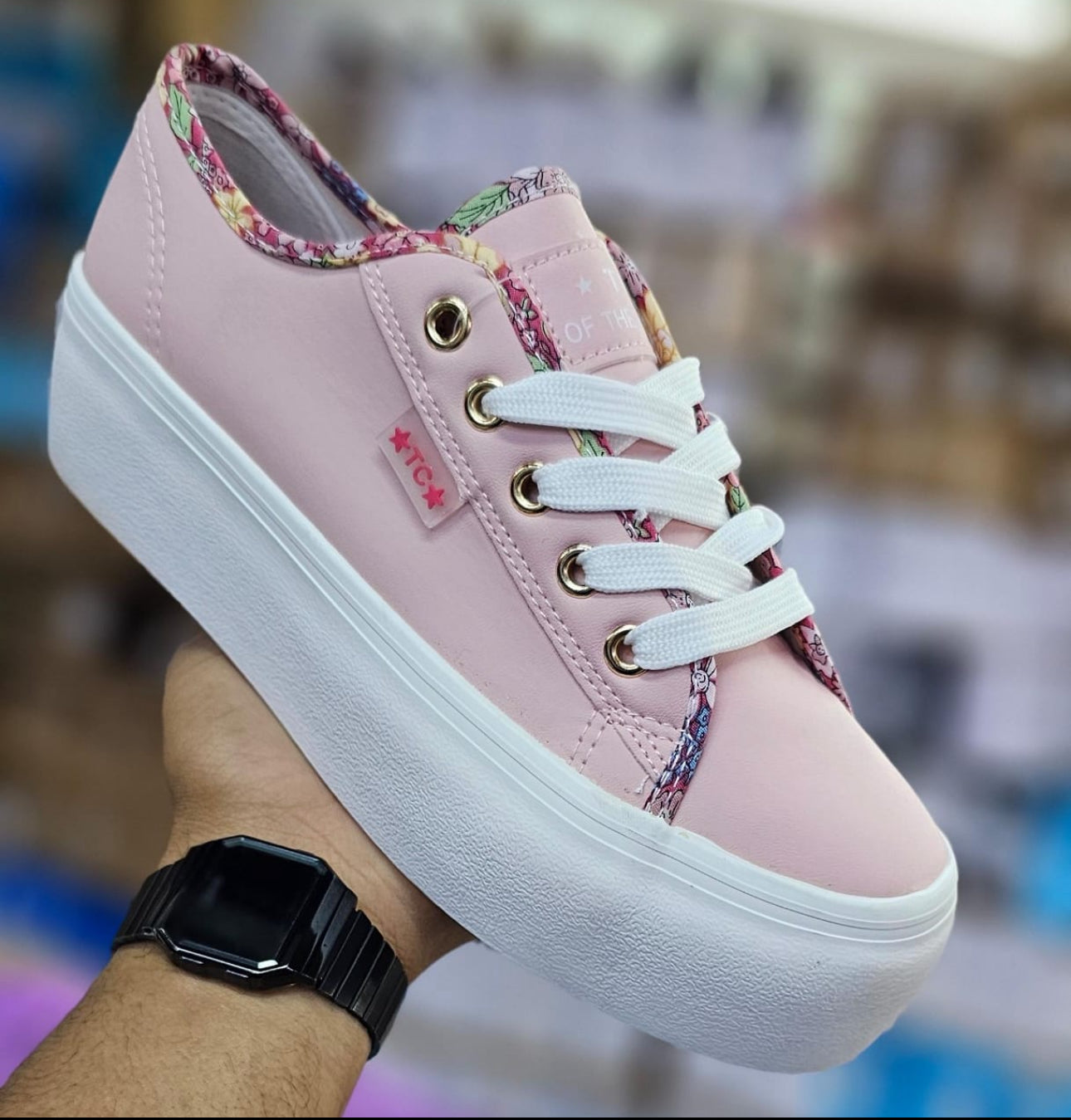 Ladies Platform Sneakers-Various Colours