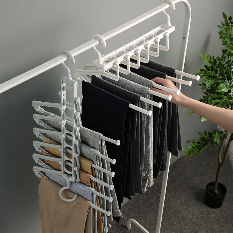 Multiple Layer Mobile Pants Storage Rack