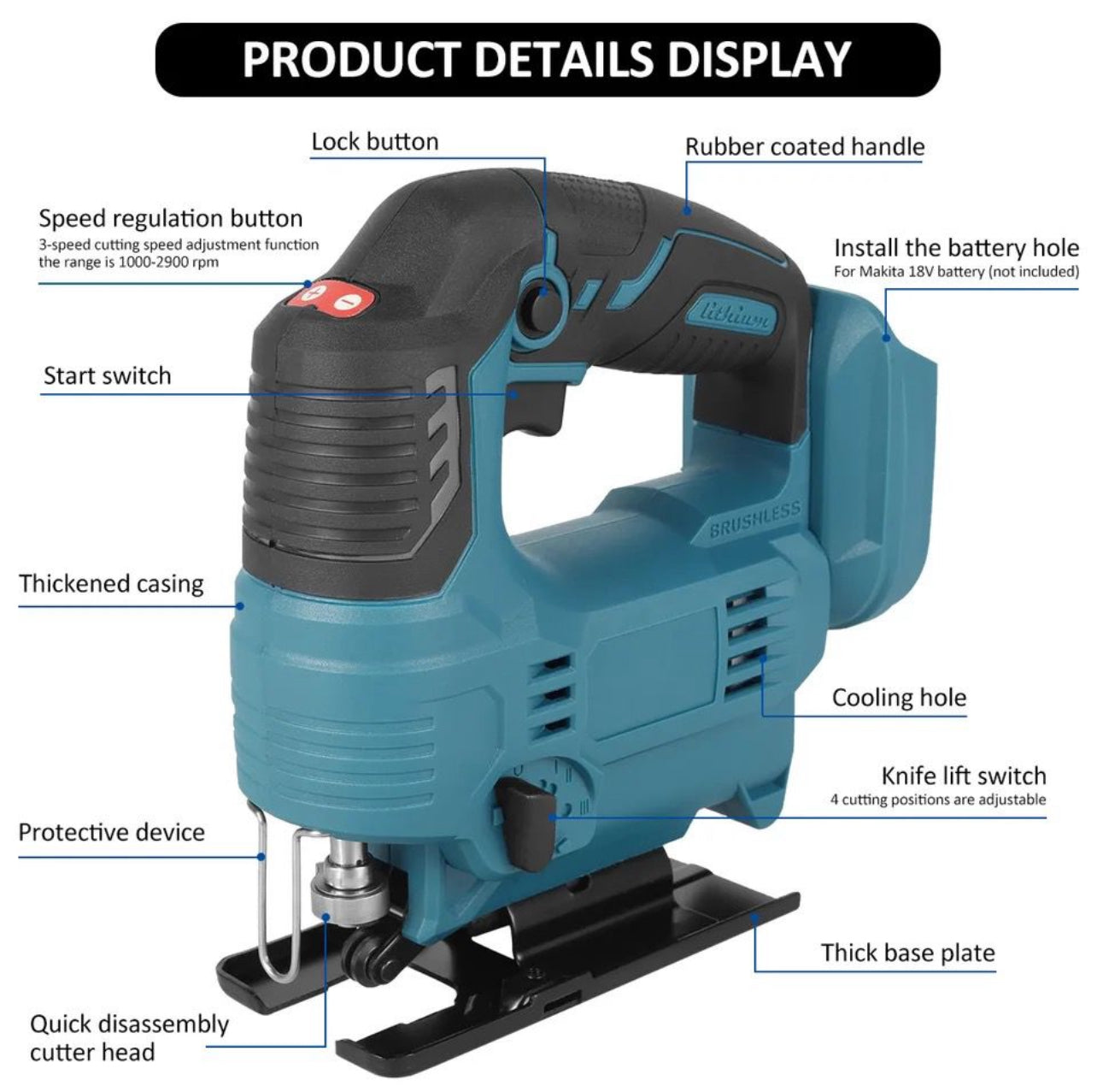 Cordless/ Brushless Jigsaw