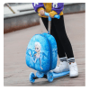 Cartoon Theme Suitcase on Wheels -Trolley Case Carry on Scooter