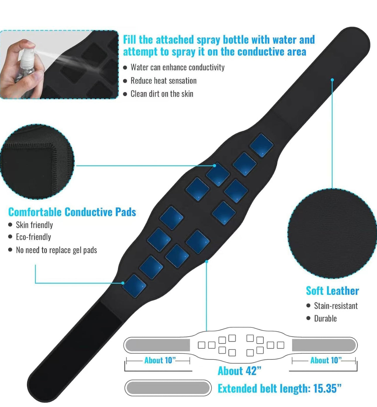 ABS Simulator Fat Burner Belt