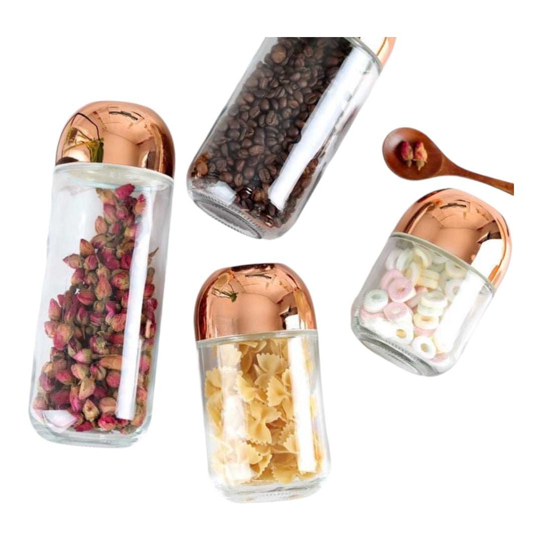 Amino Storage Canister Jar Set 2pc
