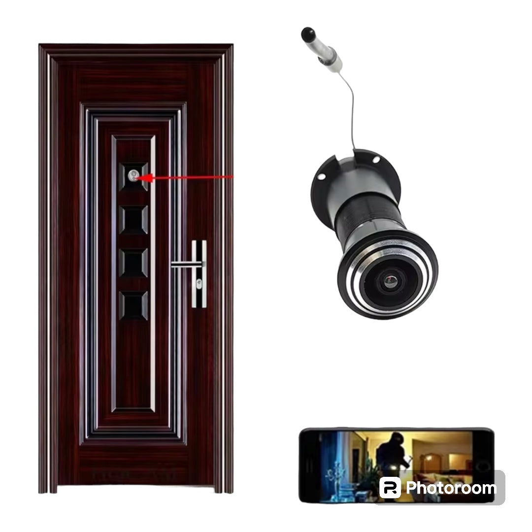Door Eye Security Invisible CCTV Tuya Smart Mini Door Camera Wide