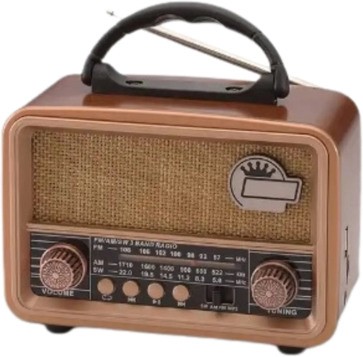 MTech Rechargeable Retro FM Radio-Various Options
