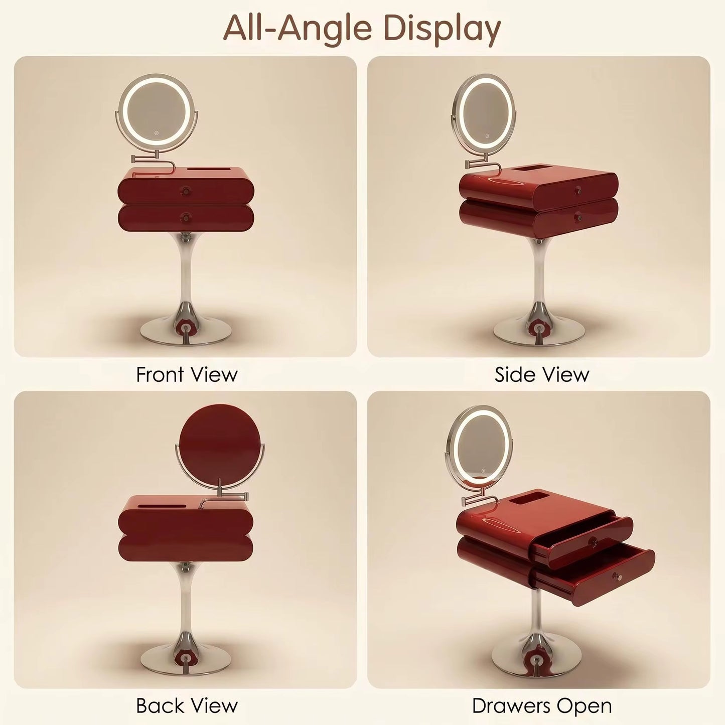 MFURN Modern Space Saving Vanity Dresser-Various Colours