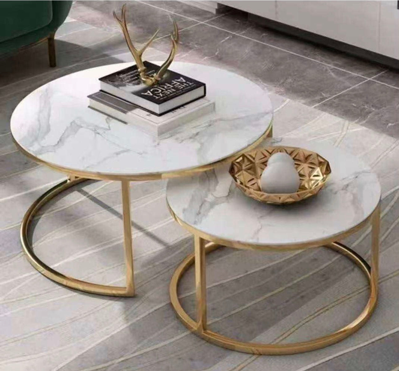 MFURN 2pc Nesting Coffee Table Set- Various Colour