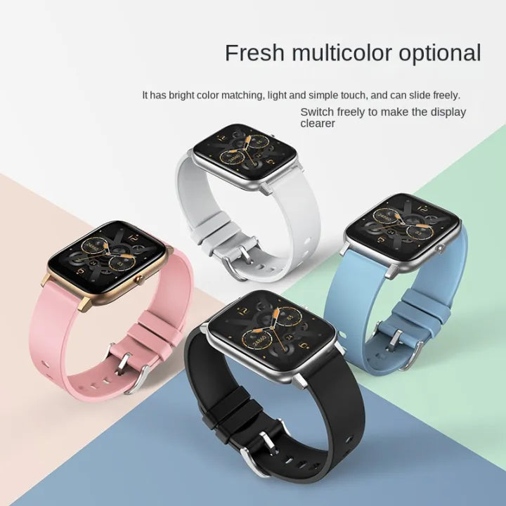 H6 smart watch detection heart rate blood oxygen blood pressure Call Reminder sleep detection waterproof Bluetooth sports watch