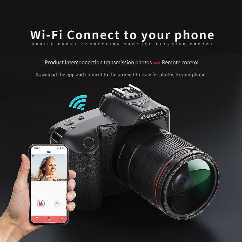MTech D5 Wifi Camera 4 in 1 Vlogging Set