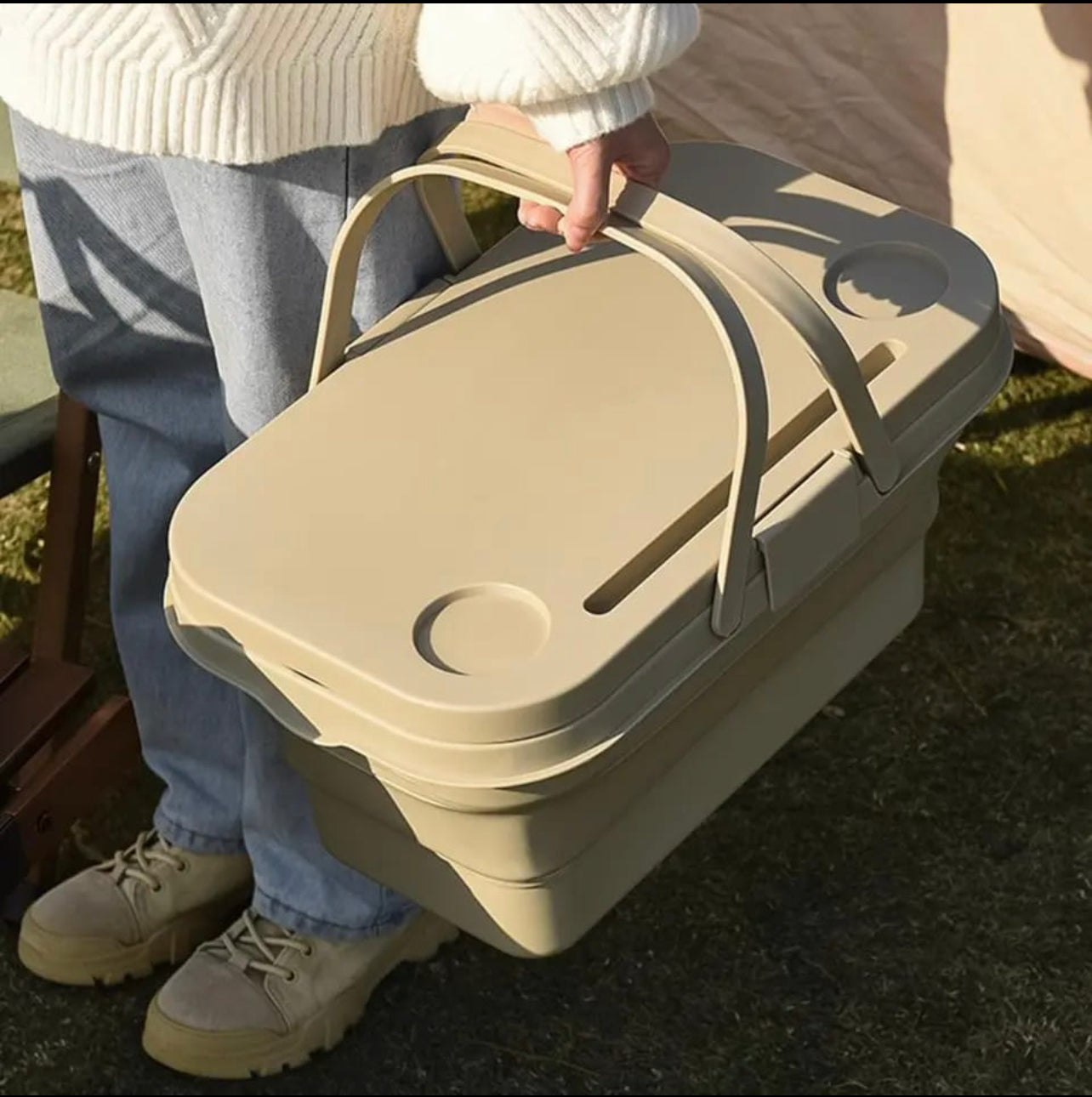 Multi-Functional Folding Picnic Box
