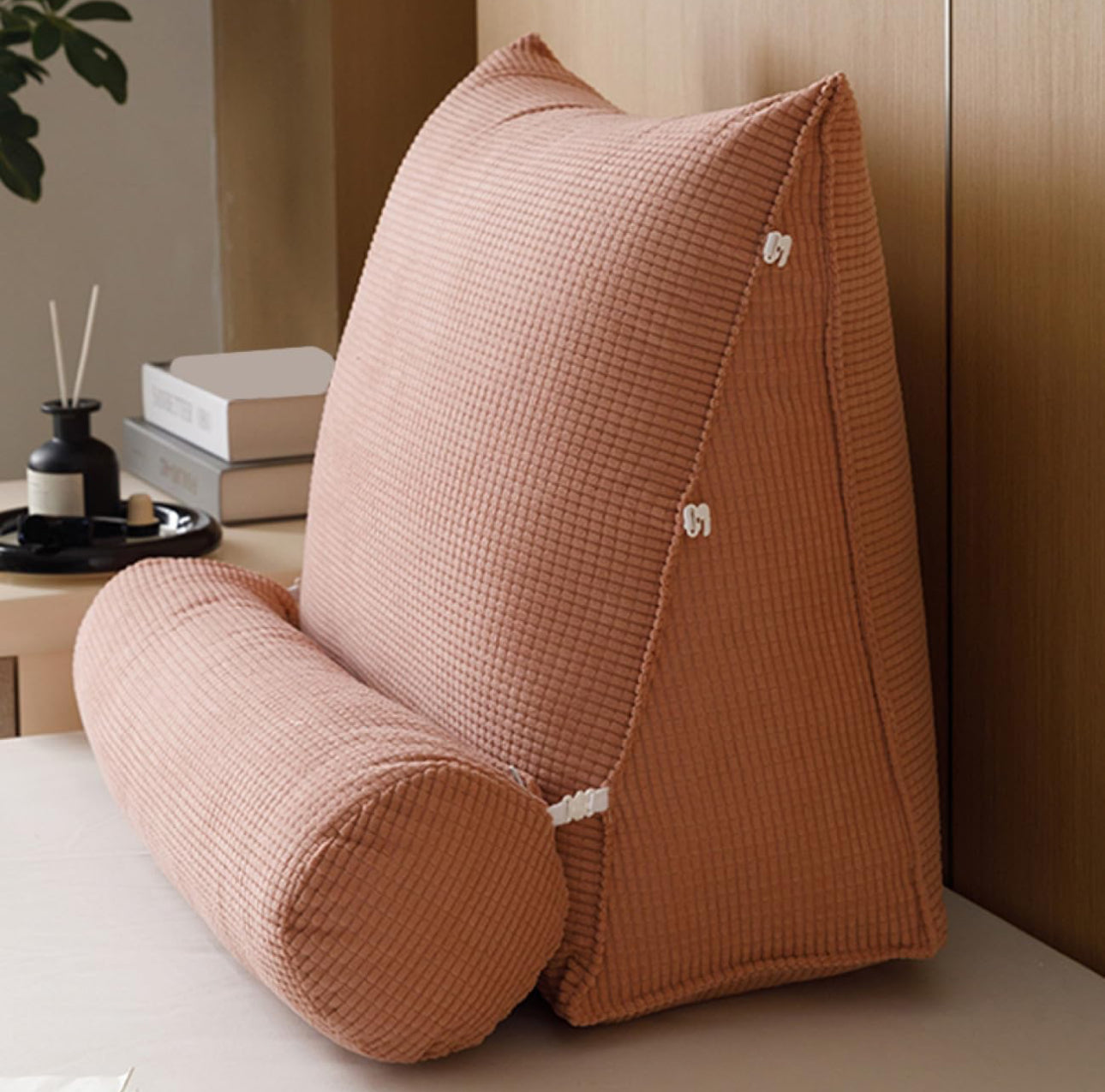 Backrest Cushion, For Reading,Triangular Pillow-Various Colours