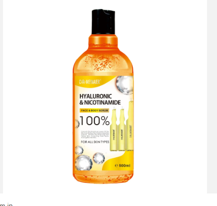 DR Meinaier Hyaluronic Acid,Nicotinamide/Vitamin C&E AHA Face & Body Serum