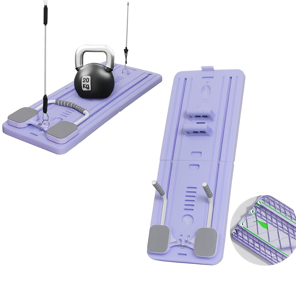 Foldable 4-in-1 Pilates Reformer Board โ Home Exercise & Fitness Trainer