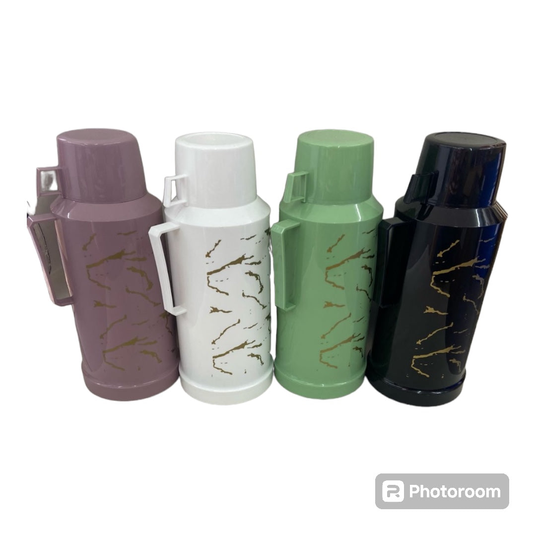 Thermos Flask Coffe/Tea/Water - Various Marble Colours 1.8L