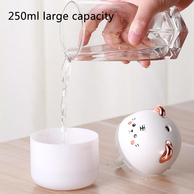 Air Aroma Diffuser Led Colorful Light Transforming Aroma Humidifier For Bedroom