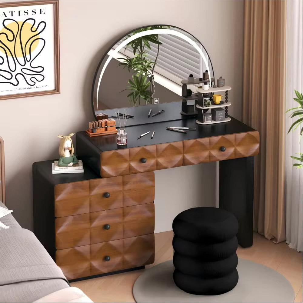 MFURN Contemporary Modern Vanity Set White